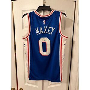 Tyrese Maxey signed autographed Philadelphia 76ers Nike Swingman Jersey JSA